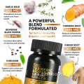 Suplementos de cúrcuma Cápsulas de jengibre de cúrcuma